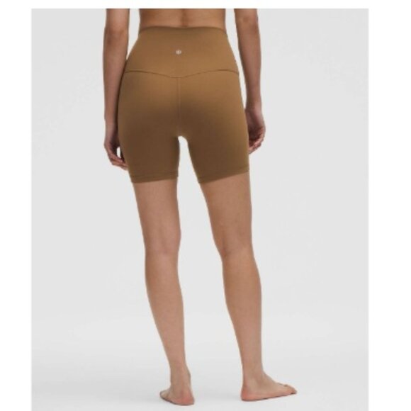 NWT Lululemon Align High-Rise Short 6", Allspice Tan | Size 4 - Picture 1 of 7